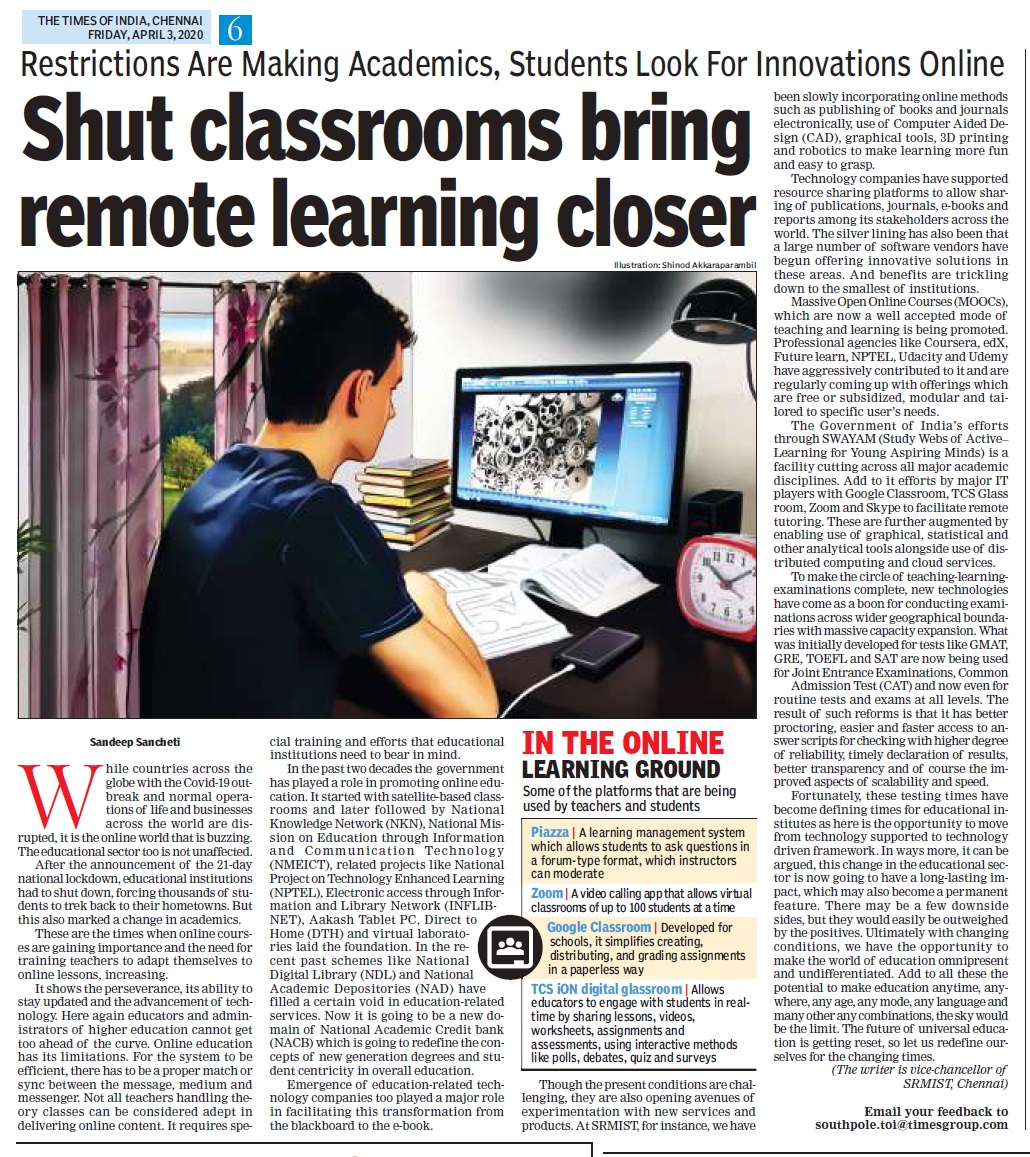Learning online TOI, 03-04-2020