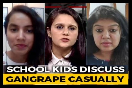 Delhi school boys discuss gange rape thru Instagram - 2 TV debate